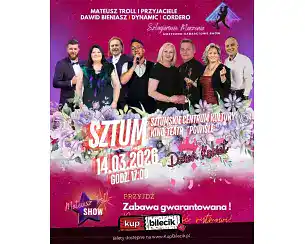 Bilety na koncert Szlagierowe Marzenia- Muzyczno-kabaretowe Show w Sztuma - 14-03-2026