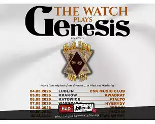Bilety na koncert The Watch plays Genesis ,,Tales from 1970-1976" w Warszawy - 07-05-2026