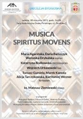 Koncert MUSICA SPIRITUS MOVENS w Bydgoszczy - 30-01-2021