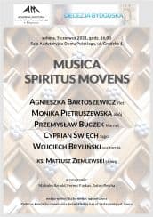 Koncert MUSICA SPIRITUS MOVENS w Bydgoszczy - 05-06-2021