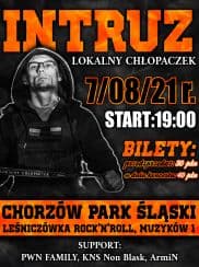 Koncert INTRUZ + PWN Family, KNS Non Blask, ArmiN w Chorzowie - 07-08-2021