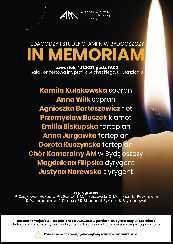 Koncert PEDAGODZY I STUDENCI AM W BYDGOSZCZY IN MEMORIAM - 04-11-2021