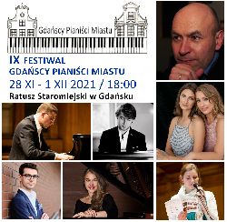 Bilety na IX Festiwal Gdańscy Pianiści Miastu / Koncert MUZYCZNE OBRAZY