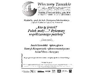 Koncert Wieczory Tumskie - „Kto ty jesteś? Polak mały…? Dylematy współczesnego patrioty” we Wrocławiu - 27-11-2022