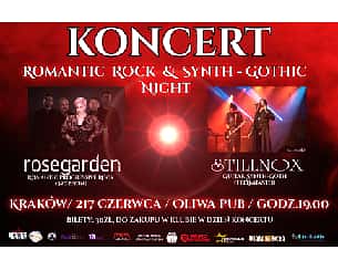 Koncert ROMANTIC ROCK & SYNTH-GOTHIC NIGHT w Krakowie - 17-06-2023
