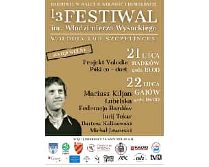 Bilety na XIII Festiwal Wołodia pod Szczelińcem