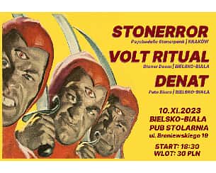 Koncert Stonerror + Volt Ritual + Denat w Bielsku-Białej - 10-11-2023