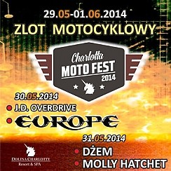 Bilety na koncert Charlotta Moto Fest: Europe, J.D. Overdrive w Strzelinku - 30-05-2014