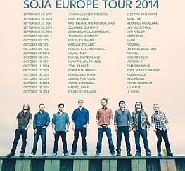 Bilety na koncert SOJA w Warszawie - 04-10-2014
