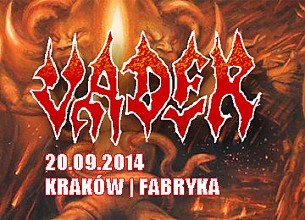 Bilety na koncert Vader, Vesania + supporty w Krakowie - 20-09-2014