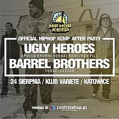 Bilety na koncert OFFICIAL HIPHOP KEMP AFTER PARTY! UGLY HEROES & BARREL BROTHERS w Katowicach - 24-08-2014