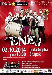 Bilety na koncert ENEJ: impreza profilaktyczno - rozrywkowa z cyklu "NIEĆPA 2014" w Słupsku - 02-10-2014