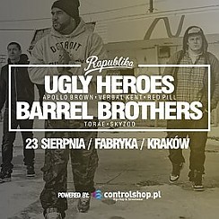 Bilety na koncert UGLY HEROES x BARREL BROTHERS @Kraków, Fabryka - 23-08-2014
