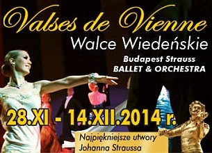 Bilety na koncert Valses de Vienne - Walce Wiedeńskie - Poznań - 08-12-2014