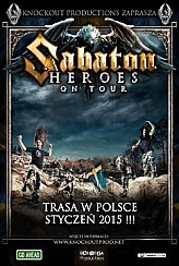 Bilety na koncert Sabaton + supporty w Krakowie - 22-01-2015