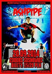 Bilety na koncert ASHPIPE w Sosnowcu - 20-09-2014