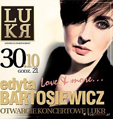 Bilety na koncert Edyta Bartosiewicz - Zapraszamy na niezwykły koncert Edyty Bartosiewicz! w Rzeszowie - 30-10-2014