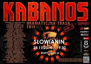 Bilety na koncert Kabanos w Szczecinie - 28-11-2014