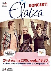 Bilety na koncert ELAIZA w Krakowie - 24-01-2015