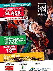 Bilety na koncert Zespół Pieśni i Tańca Śląsk im. Stanisława Hadyny w Poznaniu - 23-10-2014