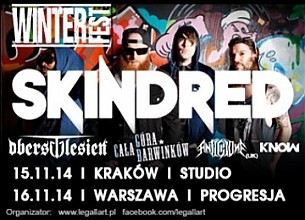 Bilety na koncert WinterFest - Skindred, Oberschlesien, Cała Góra Barwinków, Anti-Clone (UK), KNoW w Warszawie - 16-11-2014
