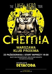 Bilety na koncert Chemia, gościnnie Deyacoda w Warszawie - 23-10-2014