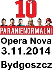 Bilety na kabaret Paranienormalni - 10-lecie w Bydgoszczy - 03-11-2014