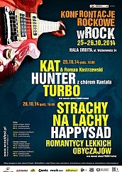 Bilety na koncert Konfrontacje Rockowe - wROCK 2014: KAT &amp; Roman Kostrzewski, HUNTER z chórem Kantata, TURBO we Wrocławiu - 25-10-2014