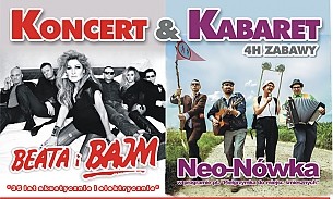 Bilety na kabaret Koncert & Kabaret - z udziałem Zespołu BAJM i Kabaretu Neo-Nówka w Warszawie - 25-10-2014