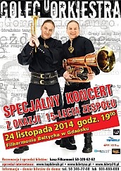 Bilety na koncert GOLEC uORKIESTRA w Filharmonii - 15 lecie zespołu w Gdańsku - 24-11-2014
