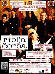 Bilety na koncert Riblja Čorba w Warszawie - 30-11-2014