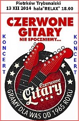 Bilety na koncert Czerwone Gitary - Jubileusz 50-lecia zespołu w Piotrkowie Trybunalskim - 13-12-2014