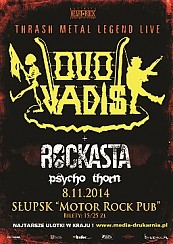 Bilety na koncert Thrash Metal Legends Live: Quo Vadis, Rockasta, Psycho Thorn w Słupsku - 08-11-2014