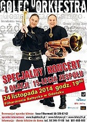 Bilety na koncert GOLEC uORKIESTRA Specjalny koncert z okazji 15 - lecia zespołu. w Gdańsku - 24-11-2014