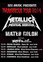 Bilety na koncert METALLICA REVIVAL BEROUN + MATEO COLON w Sosnowcu - 14-11-2014