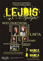 Bilety na koncert LEJDIS TANGO czyli unikalny show tangowy z okazji Święta Kobiet w Warszawie - 07-03-2015