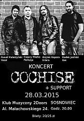 Bilety na koncert COCHISE w Sosnowcu - 28-03-2015