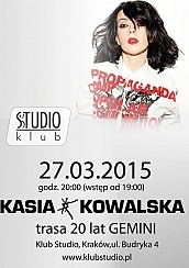 Bilety na koncert Kasia Kowalska- trasa 20 lat GEMINI w Krakowie - 27-03-2015