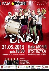 Bilety na koncert Impreza z cyklu "NIEĆPA 2015" z udziałem zespołu ENEJ w Lublinie - 21-05-2015