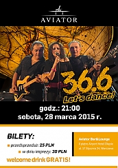 Bilety na koncert zespołu 36.6 - Let's dance! w Warszawie - 28-03-2015