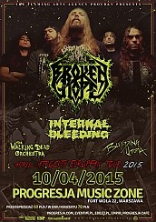 Bilety na koncert Broken Hope / Internal Bleeding / The Walking Dead Orchestra / Bleeding Utopia w Warszawie - 10-04-2015