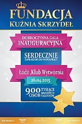 Bilety na koncert Dobroczynna gala fundacji "Kuźnia skrzydeł" w Łodzi - 26-04-2015
