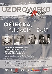 Bilety na koncert Osiecka, Klimacik i Żart w Poznaniu - 19-04-2015