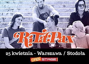 Bilety na koncert Rita Pax w Warszawie - 25-04-2015