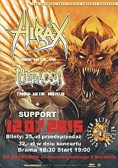 Bilety na koncert Hirax / Nervosa w Szczecinie - 12-07-2015