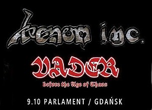 Bilety na koncert Venom Inc., Vader, Divine Chaos w Gdańsku - 09-10-2015
