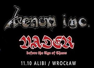 Bilety na koncert Venom Inc., Vader, Divine Chaos we Wrocławiu - 11-10-2015