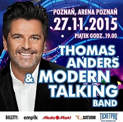 Bilety na koncert Thomas Anders & Modern Talking Band - Koncert Andrzejkowy - Rabat ING w Poznaniu - 27-11-2015