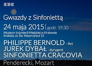 Bilety na koncert Gwiazdy z Sinfoniettą: P. Bernold, J. Dybał, Sinfonietta Cracovia w Krakowie - 24-05-2015