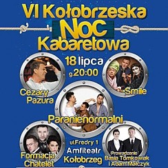 Bilety na kabaret VI Kołobrzeska Noc Kabaretowa w Kołobrzegu - 18-07-2015